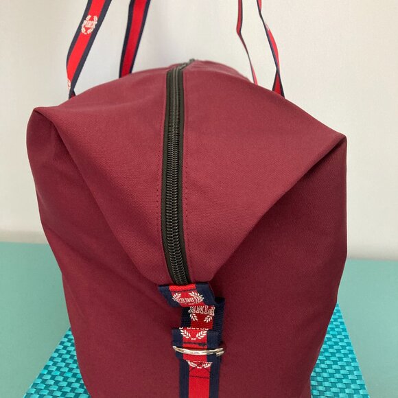 Victoria's Secret PINK Burgundy Logo Duffle Weekender Bag. NWT - Picture 7 of 16